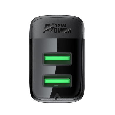 Acefast A86 2x USB-A 12W tinklo įkroviklis – juodas 2