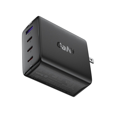 Acefast A96 PD100W GaN įkroviklis (3x USB-C + 1x USB-A), US kištukas – juodas 1