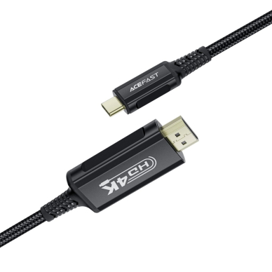 Acefast C1 USB-C / HDMI vaizdo kabelis 4K 60Hz HDR 1.8 m – juodas 3