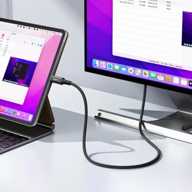 Acefast C1 USB-C / HDMI vaizdo kabelis 4K 60Hz HDR 1.8 m – juodas 4