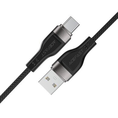 Krovimo kabelis Acefast C11-04 USB-A – USB-C 3 A 1.2 m magnetinis pintas – juodas 1