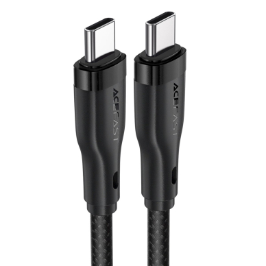 Acefast C8-03 USB-C / USB-C 60W 3A kabelis – juodas 2