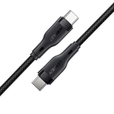 Acefast C8-03 USB-C / USB-C 60W 3A kabelis – juodas 3