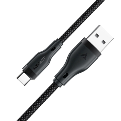 Acefast C8-04 USB-A / USB-C 3A kabelis – juodas 2