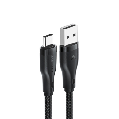 Acefast C8-04 USB-A / USB-C 3A kabelis – juodas 3