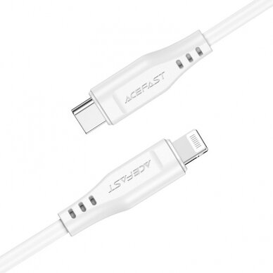 Kabelis Acefast MFI USB Type C - Lightning 1.2m, 30W, 3A Juodas (C3-01) 2
