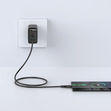 Kabelis Acefast USB Type C - USB Type C 1.2m, 60W (20V / 3A) Baltas (C3-03) 3