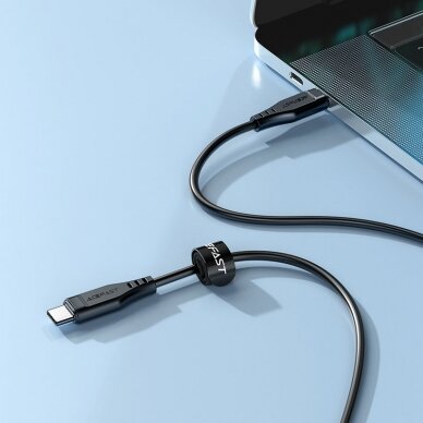 Kabelis Acefast USB Type C - USB Type C 1.2m, 60W (20V / 3A) Baltas (C3-03) 5