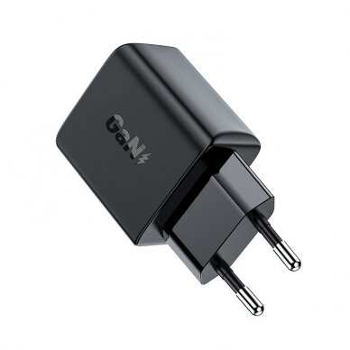 Įkrovimo blokelis Acefast GaN USB Type C 30W, PD, QC 3.0, AFC, FCP Juodas A21 1 Įkrovimo blokelis Acefast GaN USB Type C 30W, PD, QC 3.0, AFC, FCP Juodas A21 1