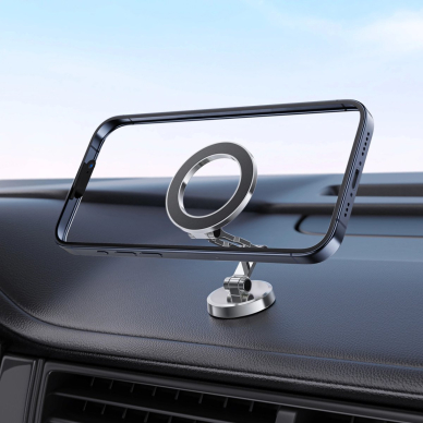 Acefast D20 magnetinis telefono laikiklis automobiliui (prietaisų skydeliui) – pilkas 2