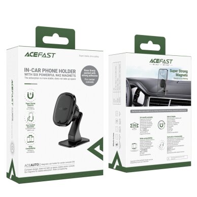 Automobilinis laikiklis Acefast D35 magnetinis prietaisų skydeliui – juodas 4