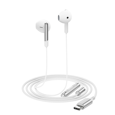Acefast L3 laidinės USB-C ausinės su mikrofonu – baltos 3