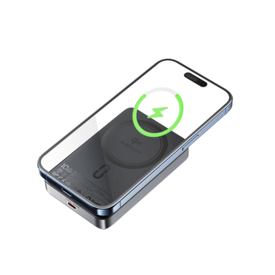 Acefast M11-10000 30W Qi2 magnetinis powerbank su MagSafe – juodas 2