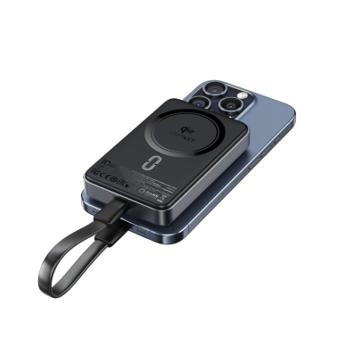 Acefast M11-10000 30W Qi2 magnetinis powerbank su MagSafe – juodas 3
