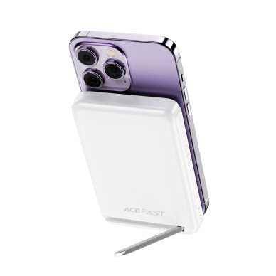 Acefast M6 PD 20W 10000mAh indukcinis powerbank + kabelis – baltas 2