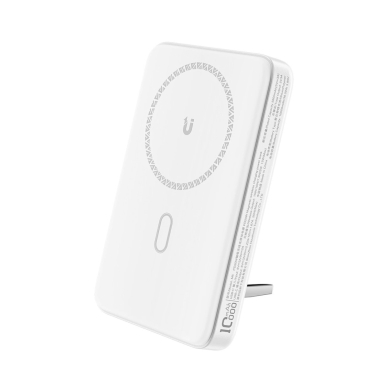 Acefast M6 PD 20W 10000mAh indukcinis powerbank + kabelis – baltas