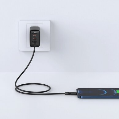 Acefast MFI USB cable - Lightning 1.2m, 2.4A Baltas (C3-02 white) 3
