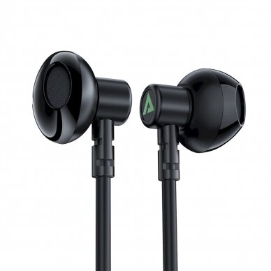 Acefast N1 belaidės in-ear ausinės + USB-A / USB-C kabelis – juodas 3