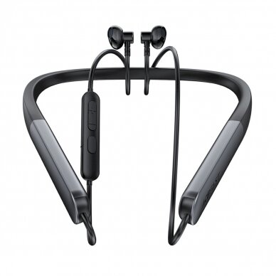 Acefast N1 belaidės in-ear ausinės + USB-A / USB-C kabelis – juodas 5