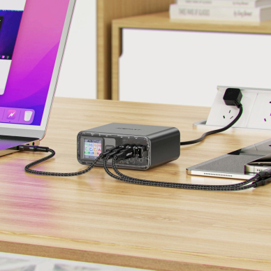 Acefast Z4 PD 218W GaN 3 x USB-C + USB-A Multifunction Adapter 4 Ports - Pilkas 8