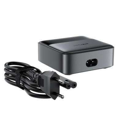 Acefast Z6 GaN PD 65W stalinė įkrovimo stotelė 2x USB-C + 2x USB-A – juoda 1