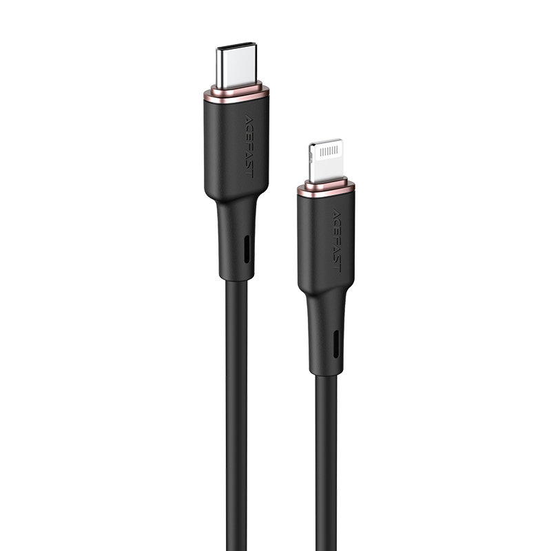 Kabelis Acefast MFI USB Type C - Lightning 1.2m, 30W, 3A Juodas (C2-01) Kabelis Acefast MFI USB Type C - Lightning 1.2m, 30W, 3A Juodas (C2-01)