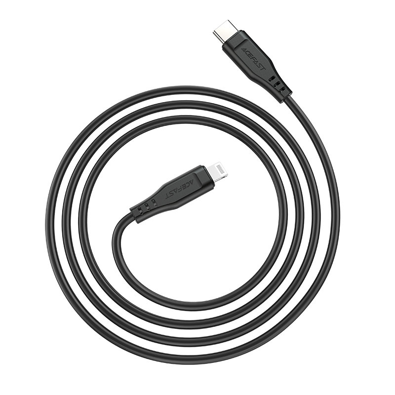 Acefast cable MFI USB Type C - Lightning 1.2m, 30W, 3A Baltas (C3-01 white) 2