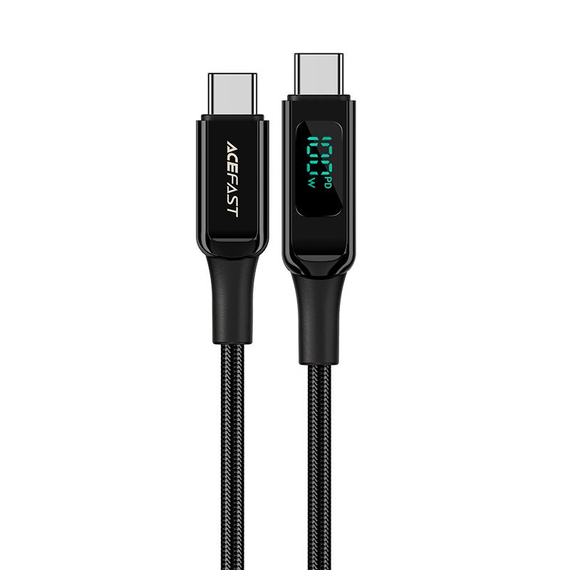 Akcija! Kabelis Acefast USB Type C - USB Type C 2m, Juodas (C6-03) Akcija! Kabelis Acefast USB Type C - USB Type C 2m, Juodas (C6-03)