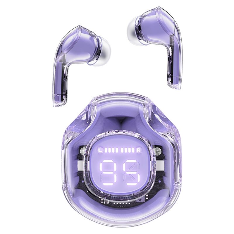 Acefast T8 Bluetooth TWS wireless headphones Violetinė Acefast T8 Bluetooth TWS wireless headphones Violetinė