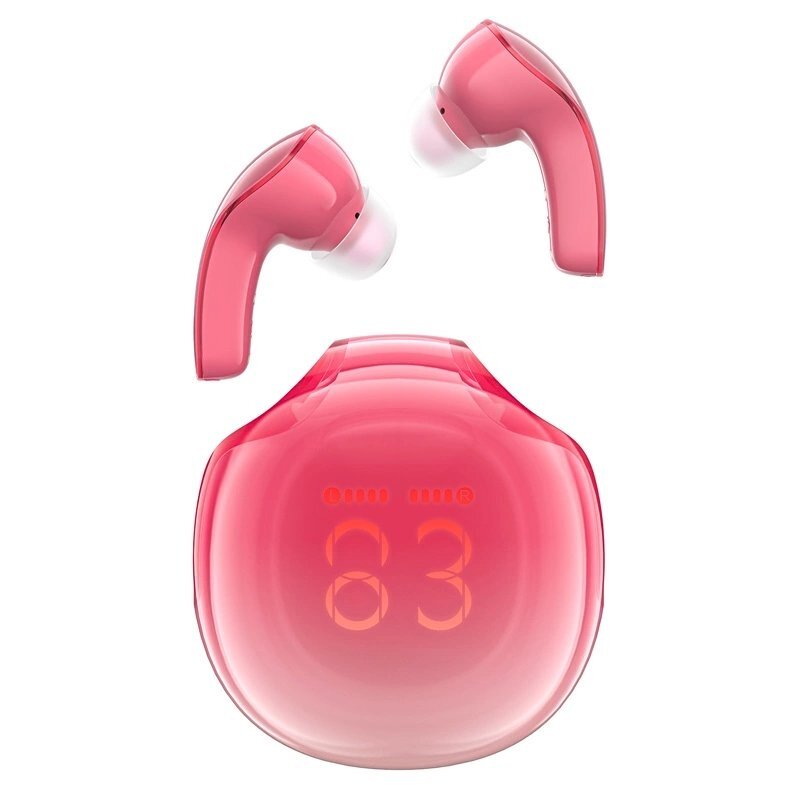 Acefast T9 Bluetooth 5.3 in-ear wireless ausinės - red Acefast T9 Bluetooth 5.3 in-ear wireless ausinės - red