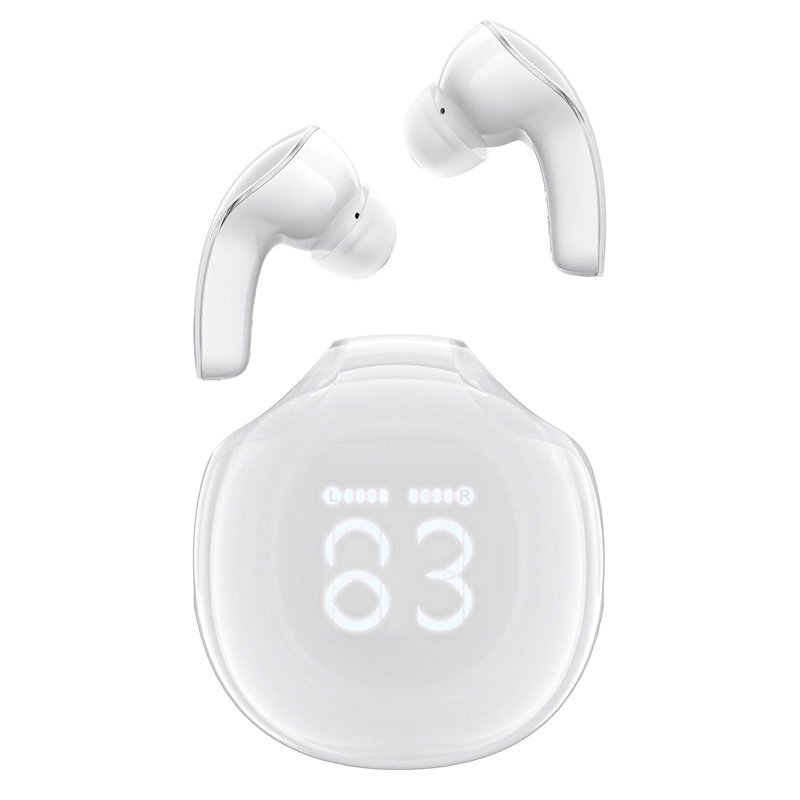 Acefast T9 Bluetooth 5.3 in-ear wireless ausinės - baltas Acefast T9 Bluetooth 5.3 in-ear wireless ausinės - baltas