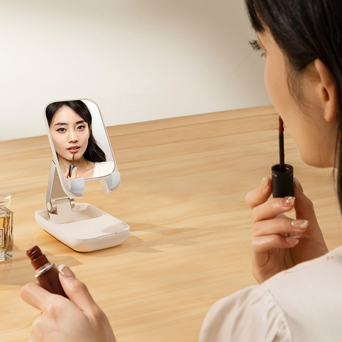 Laikiklis Baseus Seashell Series - Ryškiai rožinis 8 Laikiklis Baseus Seashell Series - Ryškiai rožinis 8