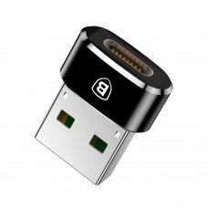 Adapteris Baseus Type-C to USB-A juodas CAAOTG-01