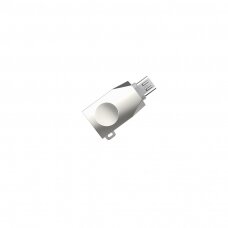 Adapteris Hoco UA10 MicroUSB to USB-A pilkas