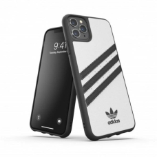 Adidas Moulded Dėklas PU skirtas iPhone 11 Pro Max - Baltas and Juodas
