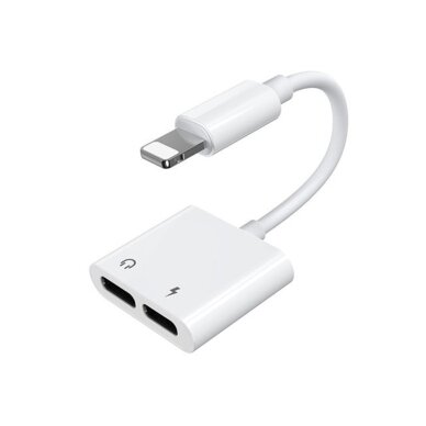 Akcija! Adapteris Lightning į 2x Lighting, 1.5A - JoyRoom (S-Y104) - Baltas Akcija! Adapteris Lightning į 2x Lighting, 1.5A - JoyRoom (S-Y104) - Baltas