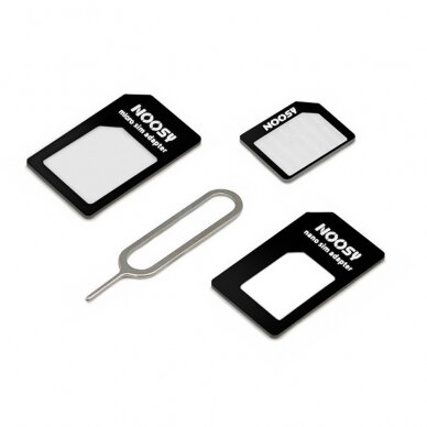 [Užsakomoji prekė] Adapteris SIM, Nano, Micro - Techsuit Unlimited Innovation - Juodas 2