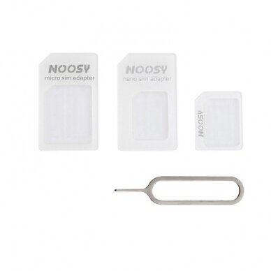 [Užsakomoji prekė] Adapteris SIM, Nano, Micro - Techsuit Unlimited Innovation - Baltas 1