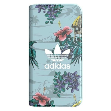 Adidas Booklet Dėklas Floral skirtas iPhone X / XS - Pilkas Adidas Booklet Dėklas Floral skirtas iPhone X / XS - Pilkas