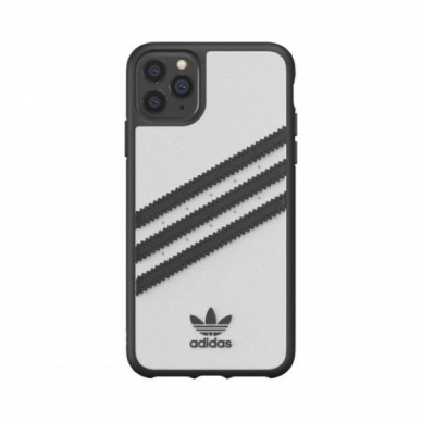 Adidas Moulded Dėklas PU skirtas iPhone 11 Pro Max - Baltas and Juodas 1