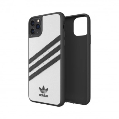 Adidas Moulded Dėklas PU skirtas iPhone 11 Pro Max - Baltas and Juodas 3