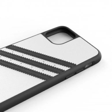 Adidas Moulded Dėklas PU skirtas iPhone 11 Pro Max - Baltas and Juodas 4