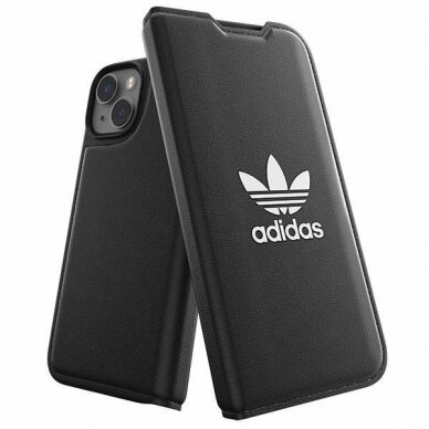 Dėklas Adidas OR Booklet BASIC iPhone 14 Juodas/baltas 50181 Dėklas Adidas OR Booklet BASIC iPhone 14 Juodas/baltas 50181