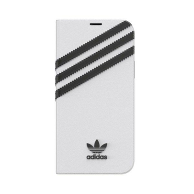 Adidas OR Booklet Dėklas PU skirtas iPhone 12 / 12 Pro 6.1&quot; - Baltas and Juodas 1