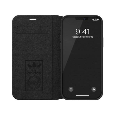 Adidas OR Booklet Dėklas PU skirtas iPhone 12 / 12 Pro 6.1&quot; - Baltas and Juodas 3
