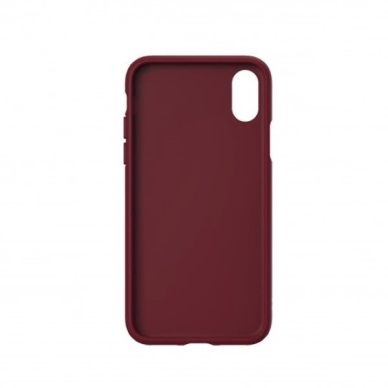 Adidas OR Molded PU Suede Dėklas skirtas iPhone X / XS - burgundy 4
