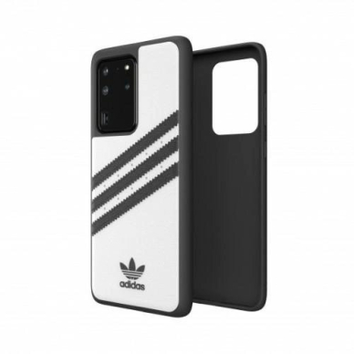 Adidas OR Moudled Dėklas PU skirtas Samsung Galaxy S20 Ultra - Baltas and Juodas 5