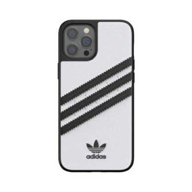 Adidas OR Moulded Dėklas PU skirtas iPhone 12 Pro Max - Baltas/Juodas 1