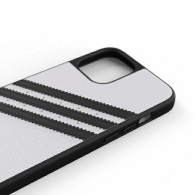 Adidas OR Moulded Dėklas PU skirtas iPhone 12 Pro Max - Baltas/Juodas 4