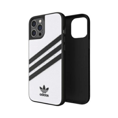 Adidas OR Moulded Dėklas PU skirtas iPhone 12 Pro Max - Baltas/Juodas 6